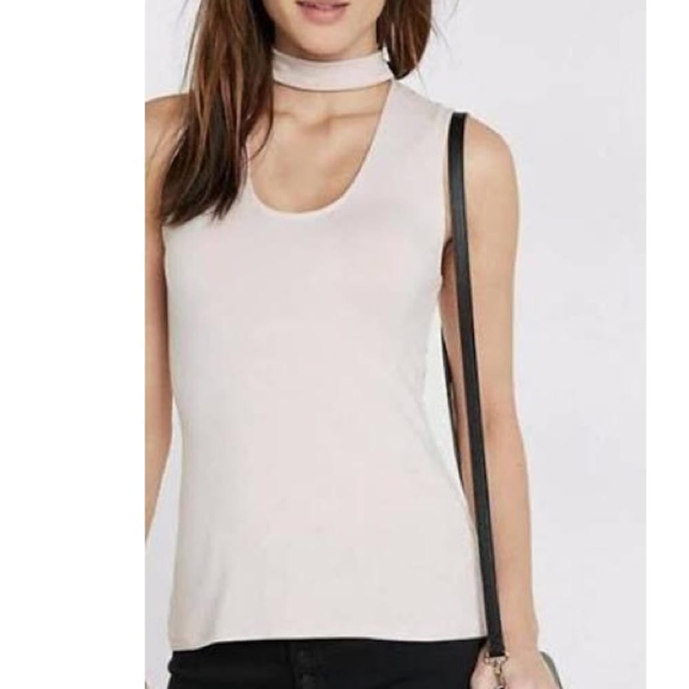 ⚡️Flash Sale!⚡️Express Pink Keyhole Sleeveless Top